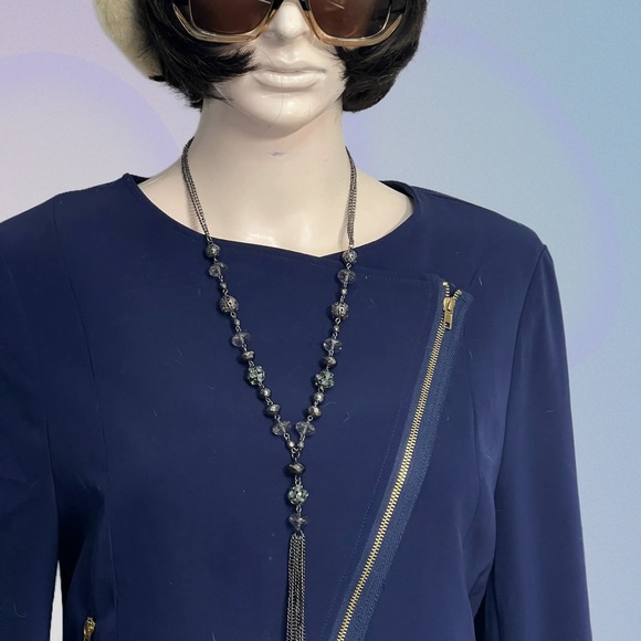 3/$20 bead and tassle chain necklace - Picture 3 of 3